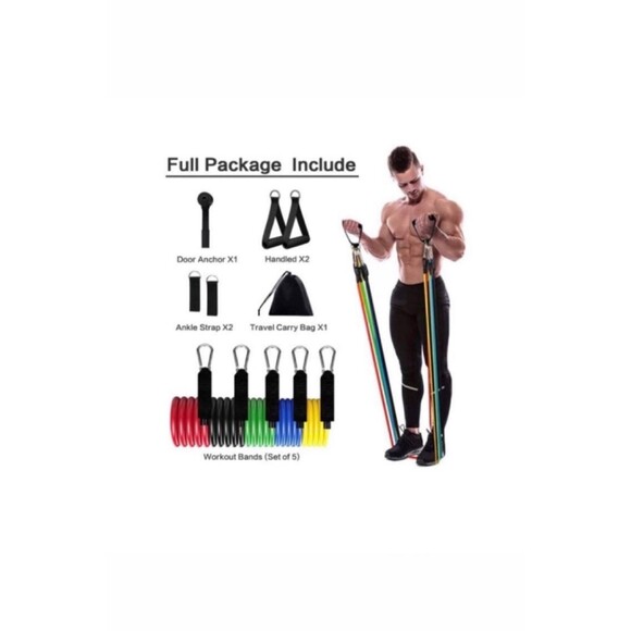 Resistance Bands 11 Piece Set - Picture 2 of 9